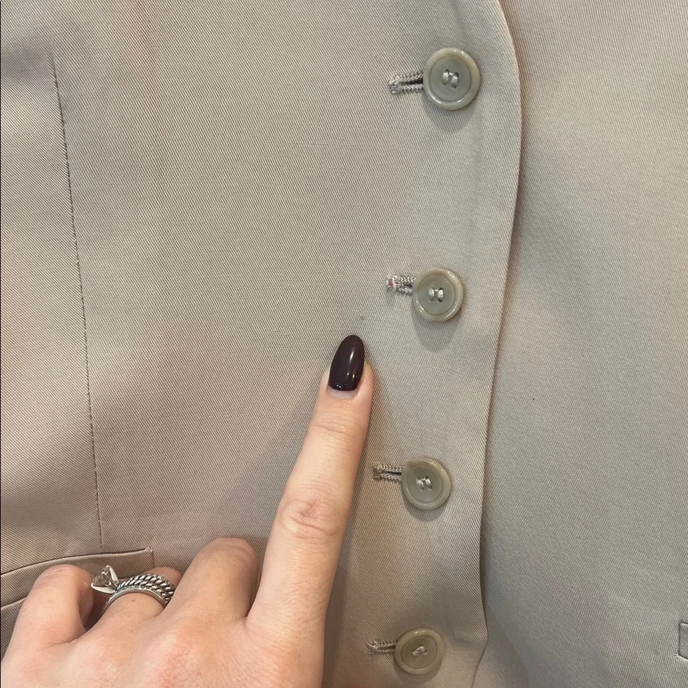 Taupe Zara vest - Picture 4 of 7
